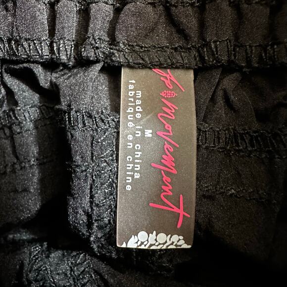 Free People Movement The Way Home Joggers Black Medium Streetwear Y2K Gorpcore - Picture 8 of 10